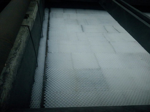 蜂窩斜管安裝結束效果圖